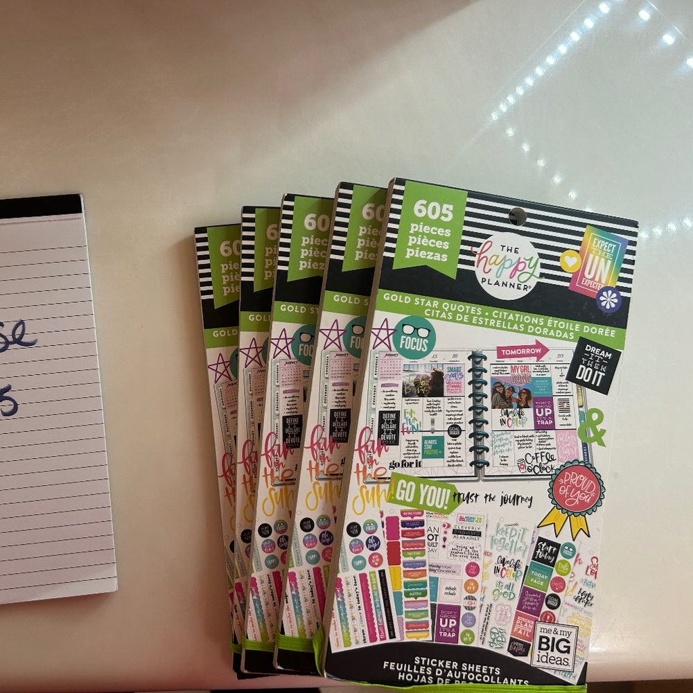 Happy planner sticker book